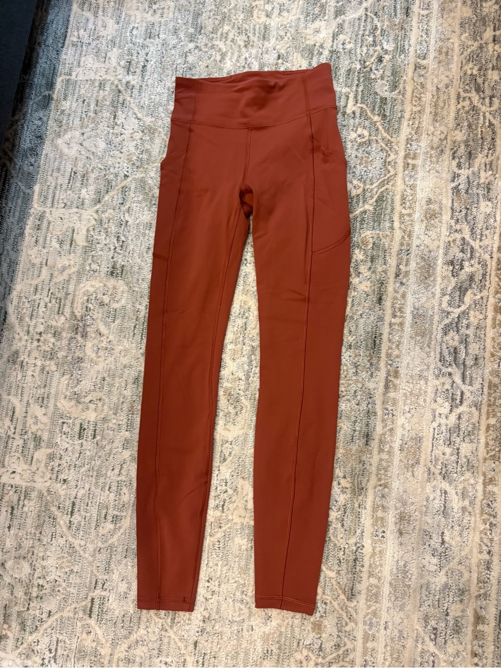 lululemon athletica High-Waist Rust Leggings with Side Pockets